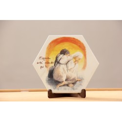 Azulejo- Peregrino Orado Alguien está orando por ti · AZU3203 · ARTE3203