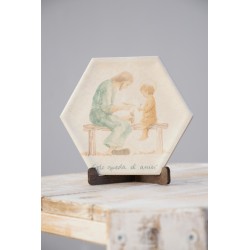 Azulejo - San José Carpintero · Solo queda el amor -AZU3103 · ARTE3103