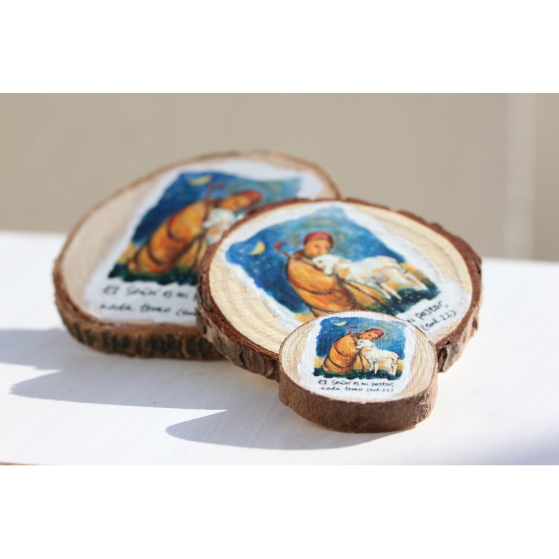 Imán Buen Pastor pequeño. El Señor es mi pastor, nada temo · IMA011 · ARTE9011