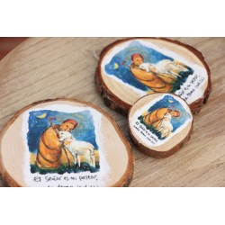 Imán Buen Pastor pequeño. El Señor es mi pastor, nada temo · IMA011 · ARTE9011