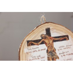 Icono-Jesús Sediento grande 18 cm Tsajena. Tuve hambre y me disteis de comer...· ICO2105g · ARTE2105