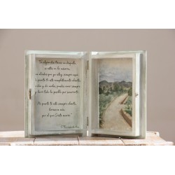 Libro: Mi puerta está completamente abierta (madera) · FCO-l07 · ARTE4023