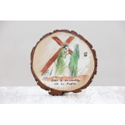 Icono Via Crucis 4ª ESTACIÓN · Jesús se encuentra con su Madre ICO-VIA04 · ARTE7101