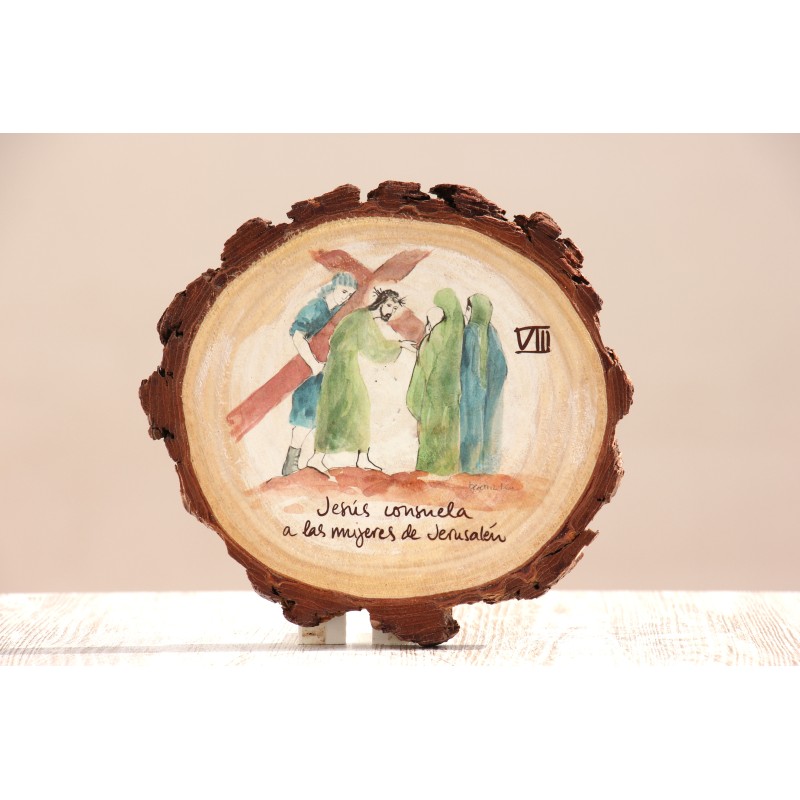 Icono Via Crucis 8ª ESTACIÓN · Jesús consuela a las mujeres de Jerusalén ICO-VIA08 · ARTE7101