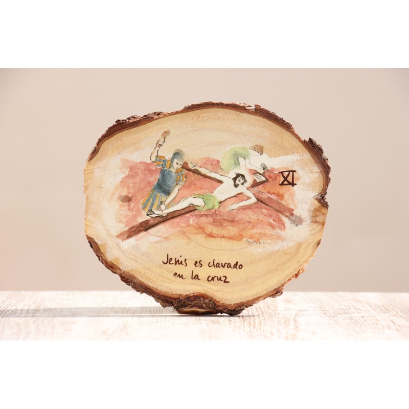 Icono Via Crucis 11ª ESTACIÓN · Jesús es clavado en la cruz ICO-VIA11 · ARTE7101