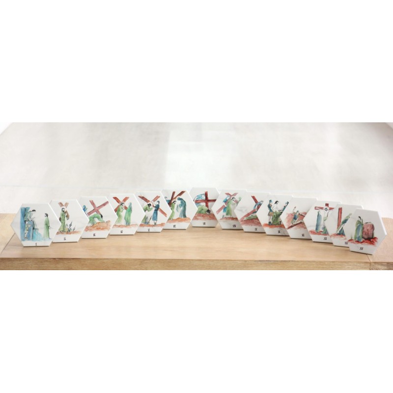 Via Crucis completo AZULEJO · AZU-Via