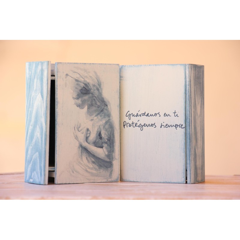 Caja Libro Bella Pastora Guardanos en ti protegenos siempre · BP-l07 · ARTE4031