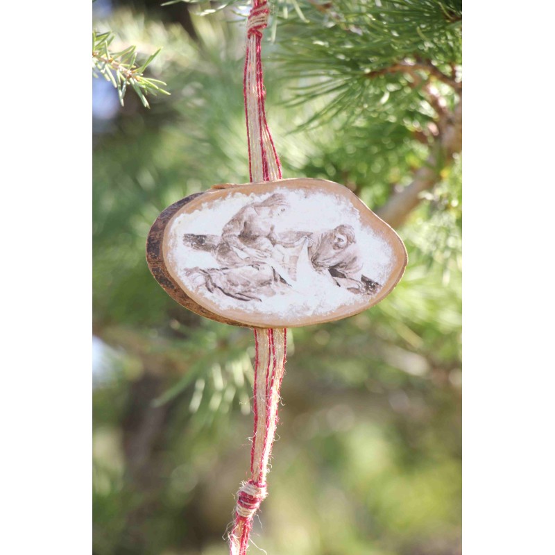 Adorno arbol Navidad (Ante el misterio de la ternura) · NAV209 · NAV1209