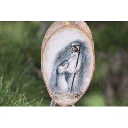 Adorno arbol Navidad (Sagrada familia elipse) · NAV210 (Misterio de Navidad) · NAV1210