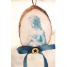 Lazo cuna de la  Bella Pastora con lazo azul · ICO2129 · NENU105