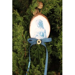 Lazo cuna de la  Bella Pastora con lazo azul · ICO2129 · NENU105