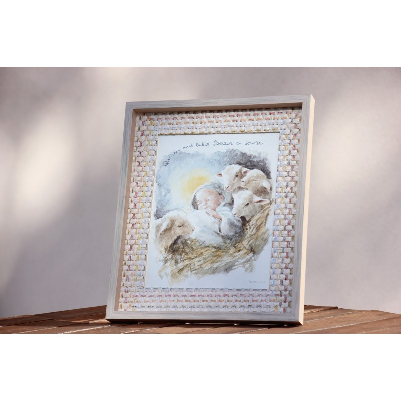 Marco Mimbre Que en mis labios florezca tu sonrisa · MK1402 · ARTE1402