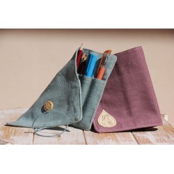 Estuche lino BEP verde. ARTESANO. EST-lin-VER · PAP4008