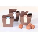 Cofre flor | 4 trufas
