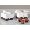Cofre de chocolates (cubo con lazo) 3ud