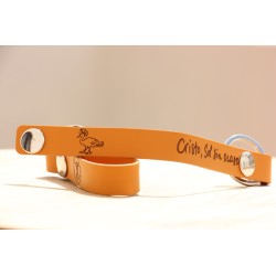 EL AVE FÉNIX. VV-Llavero Snap Urban-CALABAZA. Cristo, Sol sin ocaso. Mod2412