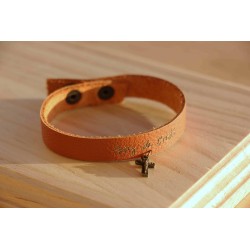 Pulsera cuero 'soy' 2309