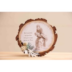 Icono: Un humilde carpintero se hace cuna para su Dios · ICO2209 · ARTE2209