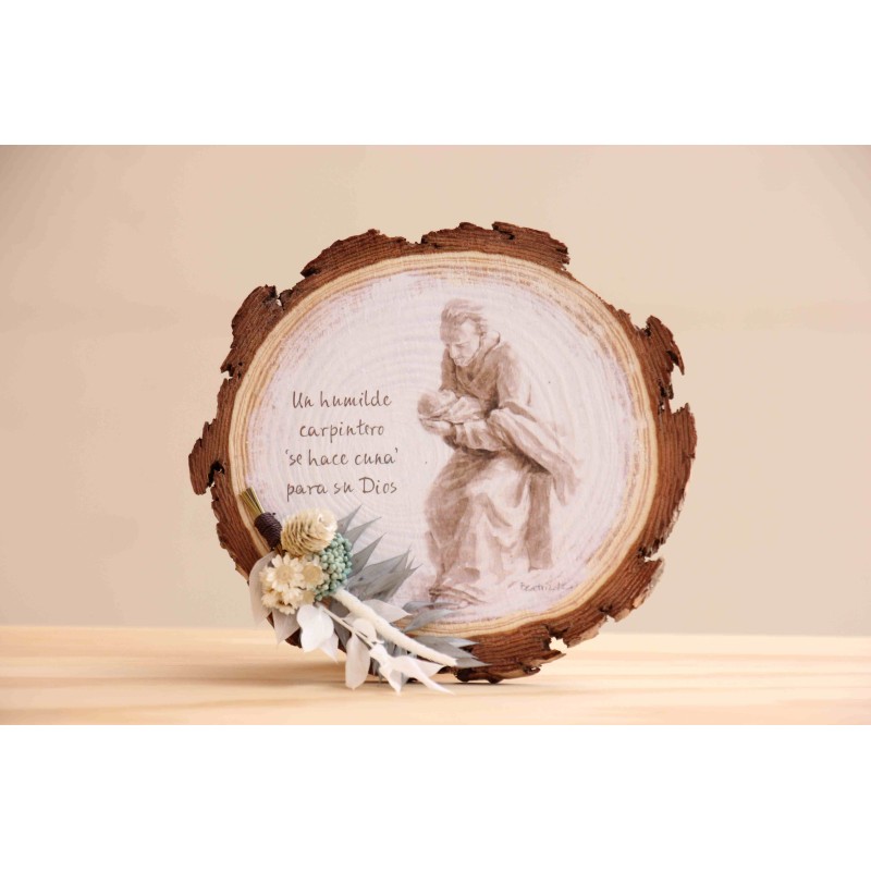 Icono: Un humilde carpintero se hace cuna para su Dios · ICO2209 · ARTE2209