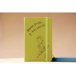 31-MENOS PRISAS Y MÁS SONRISAS. A6 polipiel-Verde pistacho. PRI-102-VEc · PAP31