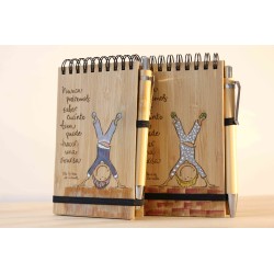 18-NUNCA PODREMOS SABER CUANTO BIEN PUEDE HACER.... A6 bambu vertical boli Recicl. SON-110-pin · PAP