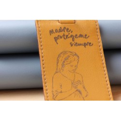 Etiqueta equipaje. Bella Pastora. Mostaza-Marron- ARTESANO. Equ-BEP-Mos · POPU1000