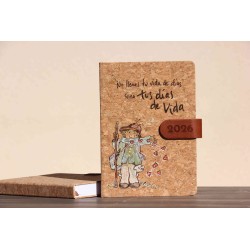 29-NO LLENES TU VIDA DE DÍAS SINO TUS DÍAS DE VIDA. PINTADO A MANO. Agenda 2026-A5. DIA-834-pin · PA