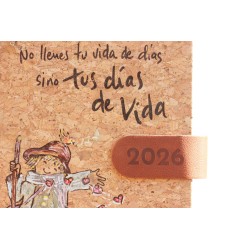29-NO LLENES TU VIDA DE DÍAS SINO TUS DÍAS DE VIDA. PINTADO A MANO. Agenda 2026-A5. DIA-834-pin · PA