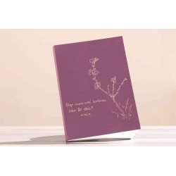 203-ALGO NUEVO ESTÁ BROTANDO - A5 encolado lineas color vino. ALG-219-VIN · PAP203