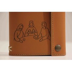 Funda Evangelio de cada...: No dejes caer ni una sola palabra por tierra. ARTESANO. Marrón. EV6005 ·