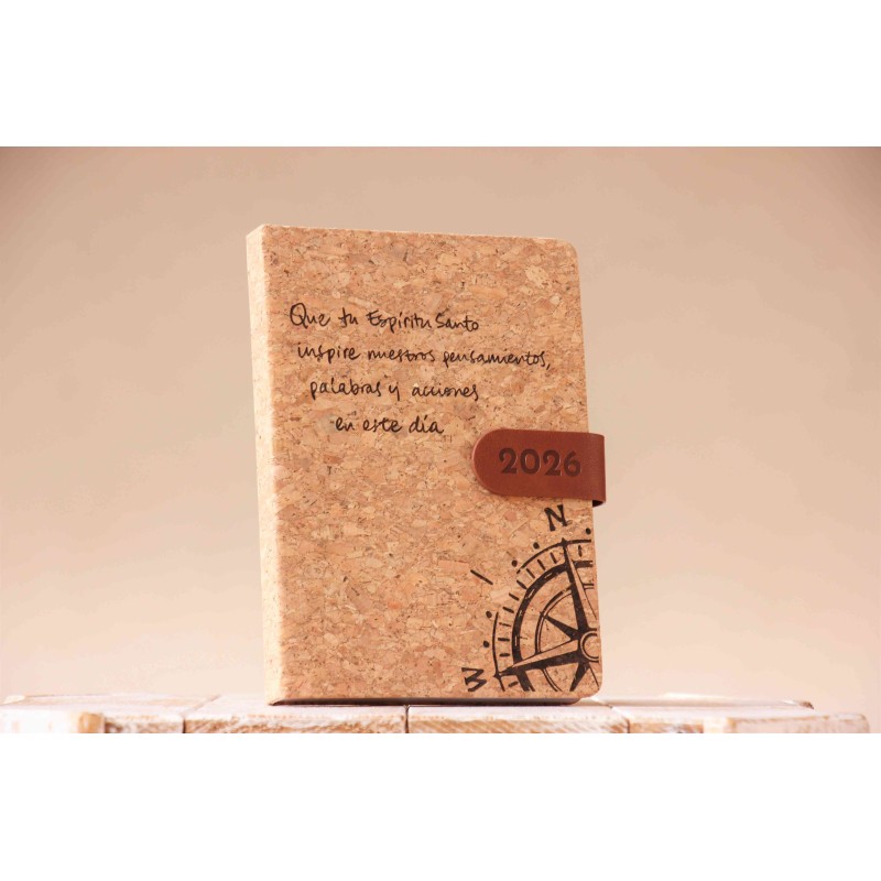 Que tu Espíritu Santo inspire...  Agenda 2026-A5. Corcho. AGE-834-Esp · PAP7014