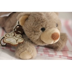 Oso tumbado llavero 'Llévame contigo' Pel16 · NENU316