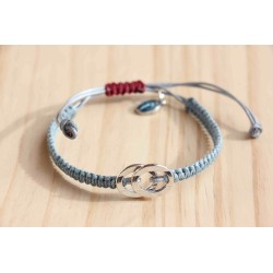 Macrame alianzas azul 1546