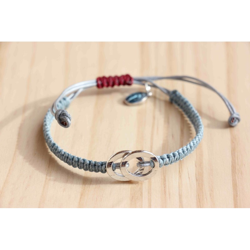 Macrame alianzas azul 1546