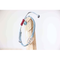 Macrame alianzas azul 1546