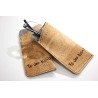 Funda para gafas de corcho: Te veo bien. Gris. GAF-VEO-GRI