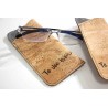 Funda para gafas de corcho: Te veo bien. Gris. GAF-VEO-GRI