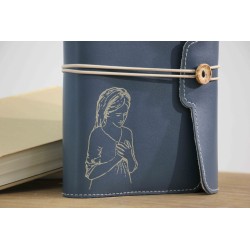 Funda para libro. Azul. ARTESANO. Fun-lib-Azu ·ARTE10420