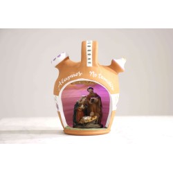 Belen barro nº 5 botijo flor morada 4* · BEL315 NAV2315