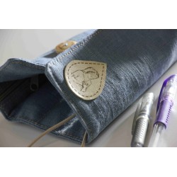 Estuche lino BEP Azul. ARTESANO. EST-lin-AZU · PAP4008