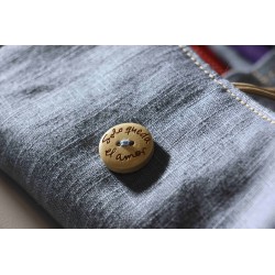 Estuche lino BEP Azul. ARTESANO. EST-lin-AZU · PAP4008