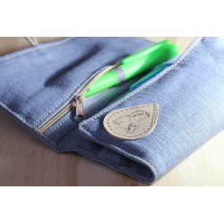 Estuche lino BEP Azul. ARTESANO. EST-lin-AZU · PAP4008