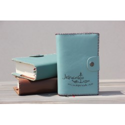 Funda de Breviario grabada: Jesucristo mi inseparable vivir (Verde claro). ARTESANO. BRE001Vc · ARTE