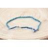 Brazalete piedra azul 1417
