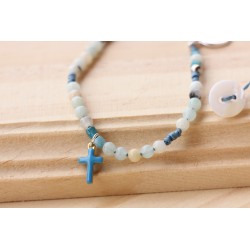 Colgante azul de piedra amazonita Modpla7502