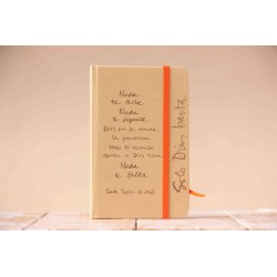 304-NADA TE TURBE. A6  kraft goma-Naranja. NAD-113-NAR · PAP304