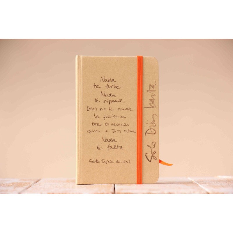 304-NADA TE TURBE. A6  kraft goma-Naranja. NAD-113-NAR · PAP304