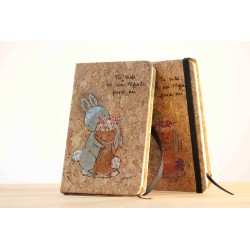 34-TU VIDA ES UN REGALO PARA MI. PINTADO A MANO. A6 corcho. REG-104-pin · PAP34