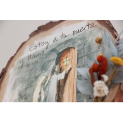 Icono: Estoy a tu puerta y llamo... Ap3,20. ICO2208 · ARTE2208