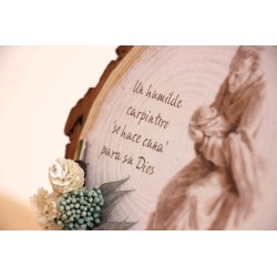 Icono: Un humilde carpintero se hace cuna para su Dios · ICO2209 · ARTE2209